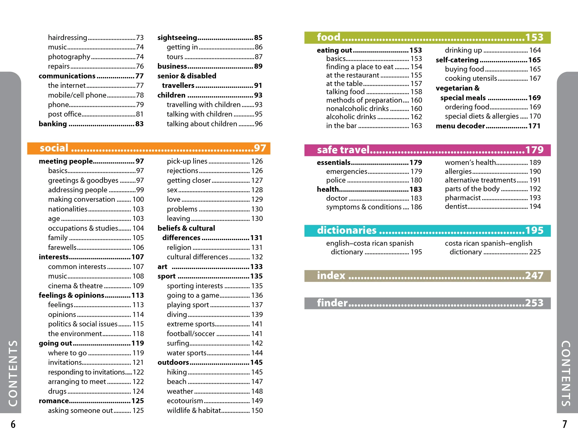 Costa Rican Spanish Phrasebook & Dictionary - Book + eBook - Image 3