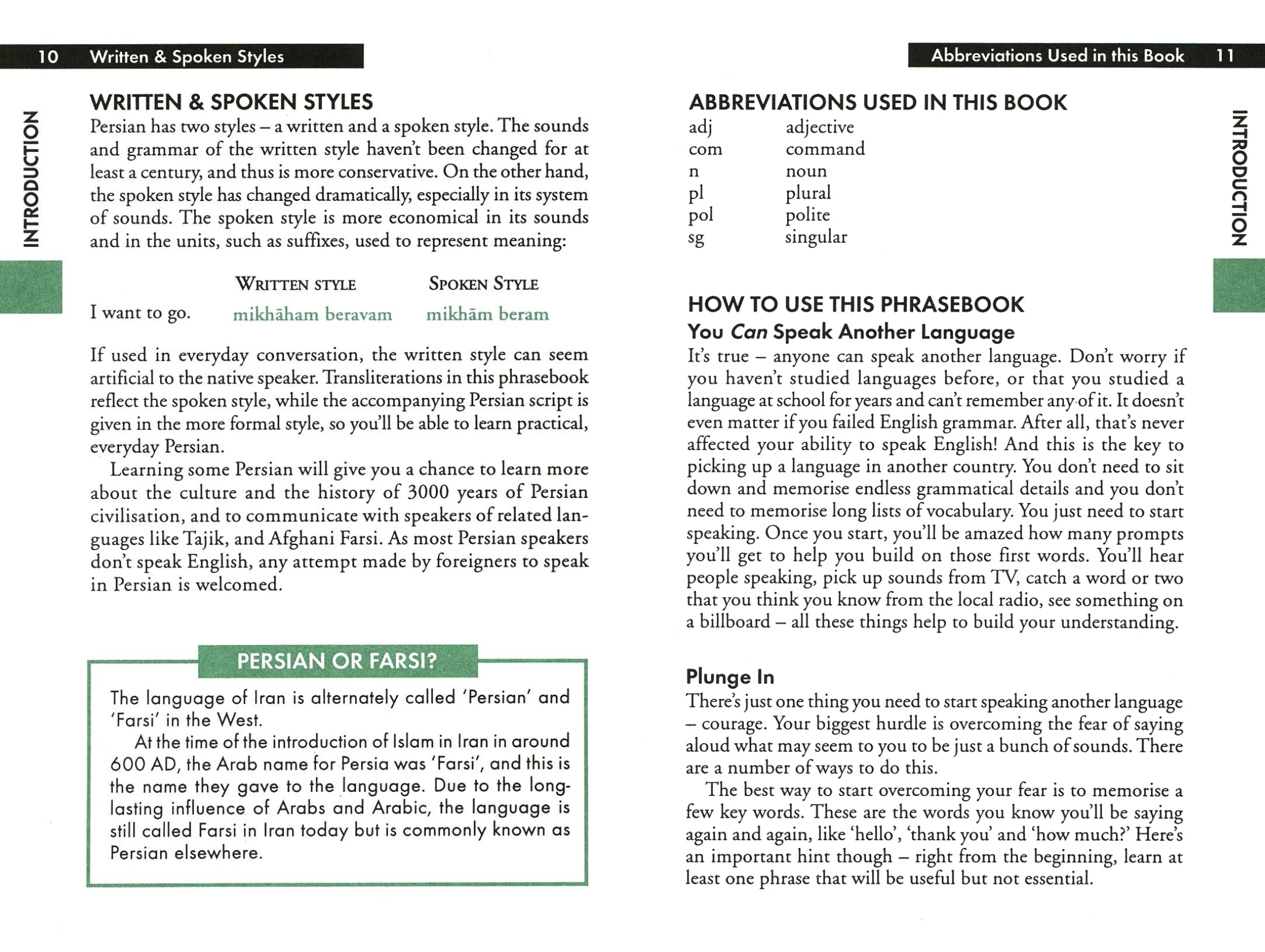 Farsi (Persian) Phrasebook & Dictionary - Book - Image 5