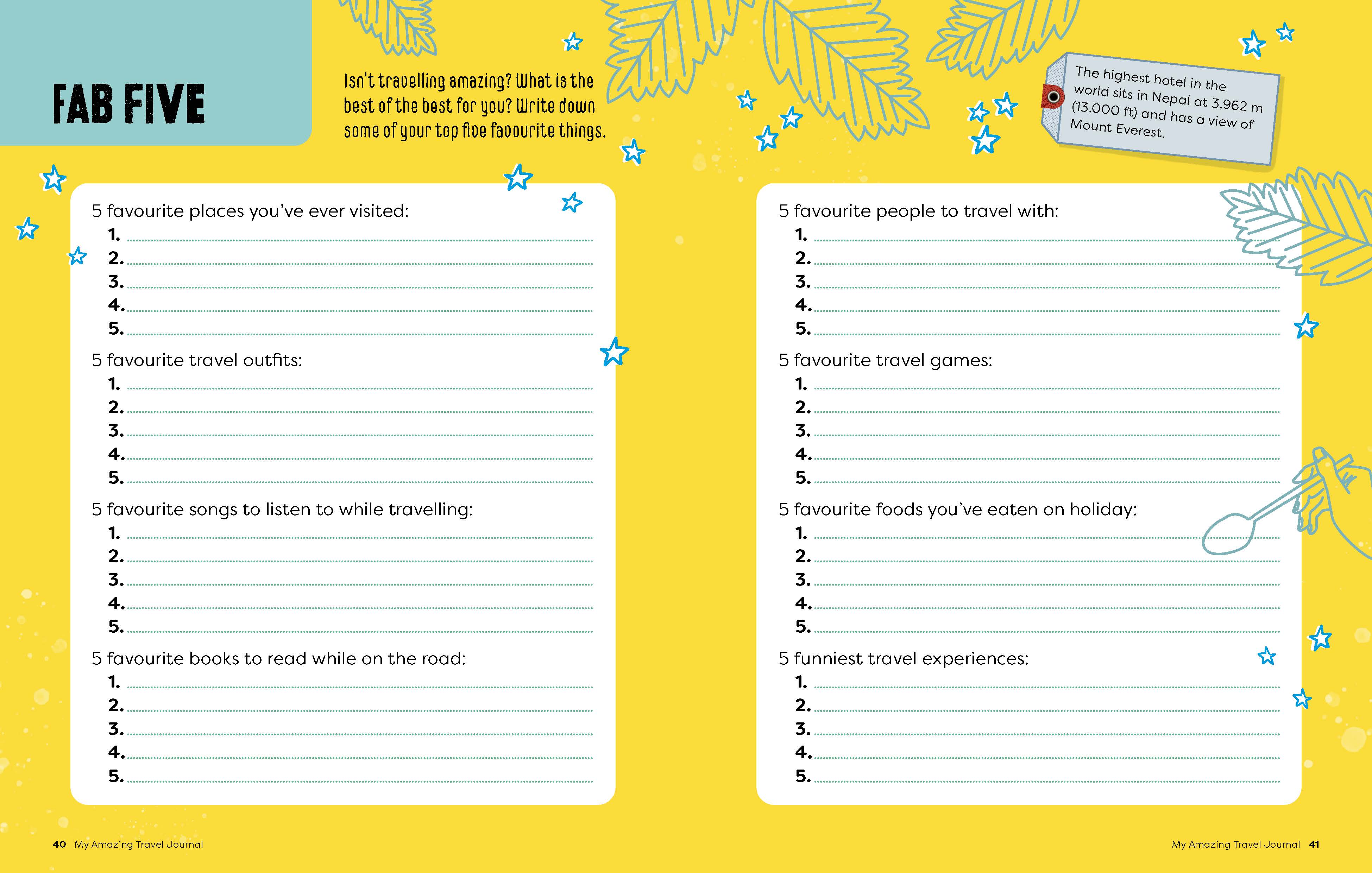My Amazing Travel Journal (North & South America edition) - Image 9