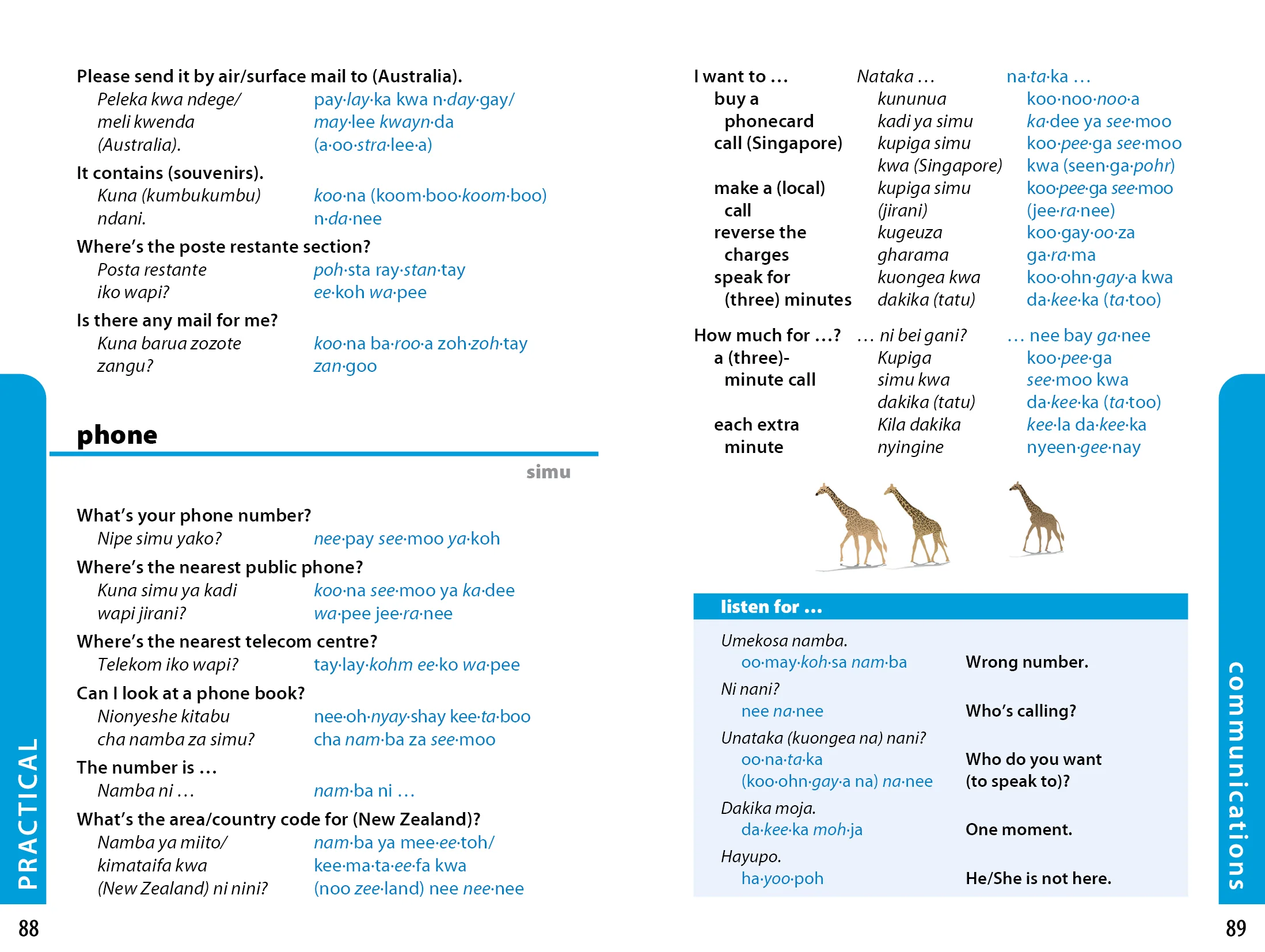 Swahili Phrasebook & Dictionary - Book + eBook - Image 6